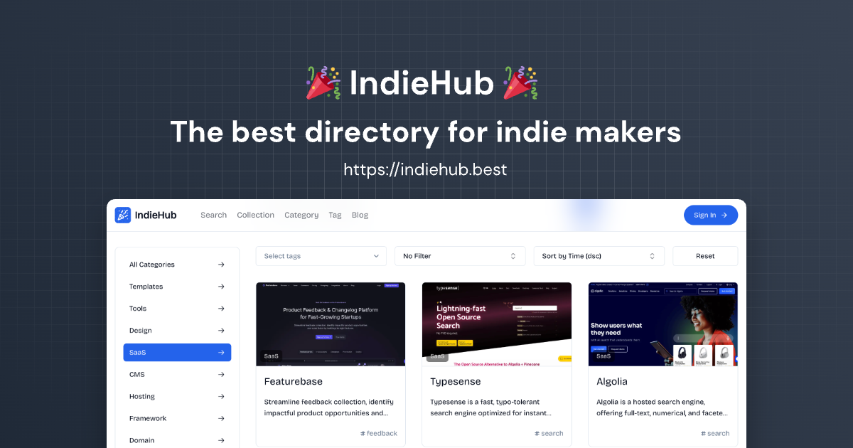 IndieHub preview