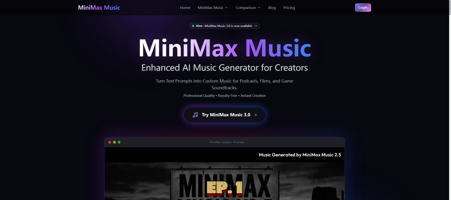 MiniMax Music — Independent AI Music Tools preview